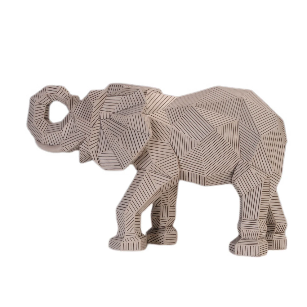 Resin Elephants Geometric Animal Home Decorations Figurines Sculptural  Mould Statues Craft & Gifts - Buy Elephant Figurine,Resin Elephant  Figurine,Decorations Figurines Product on 