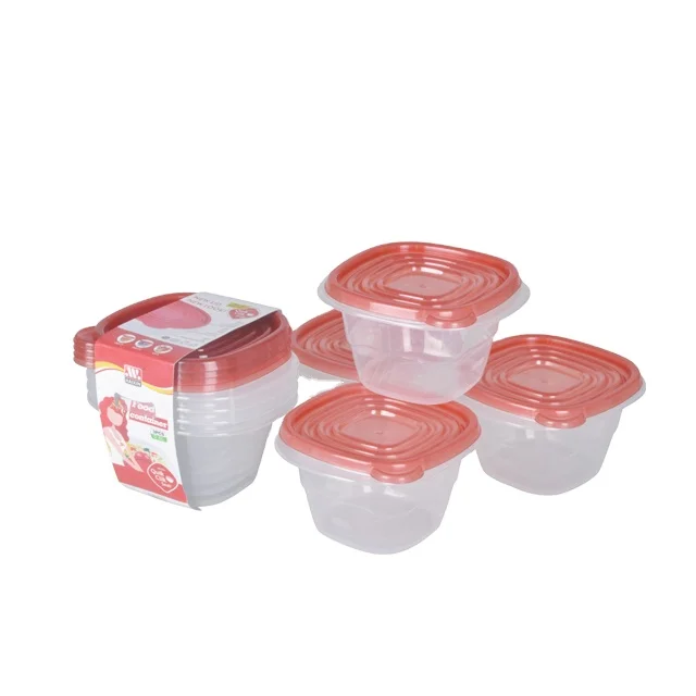 Hot sale food clear plastic container / plastic storage container food packaging  lunch box with lid