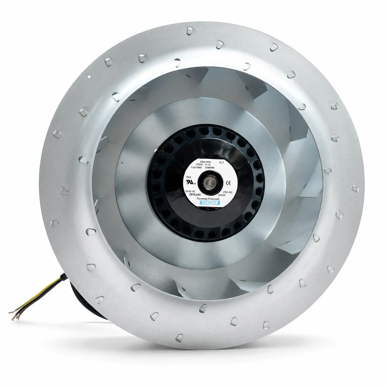 Curved Centrifugal Cooling Blower, 2RREu45, 225x63R, AC230V - detail 8