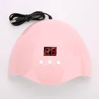 Uv Lamp/ 2021 New Design Portable Mini Pink USB Charger 54W UV Led Nail Lamp/