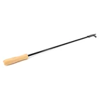 Poker Black Rust-proof Multi-purpose Fireplace Poker Indoor And Outdoor Multi-purpose Skill Poker Stick