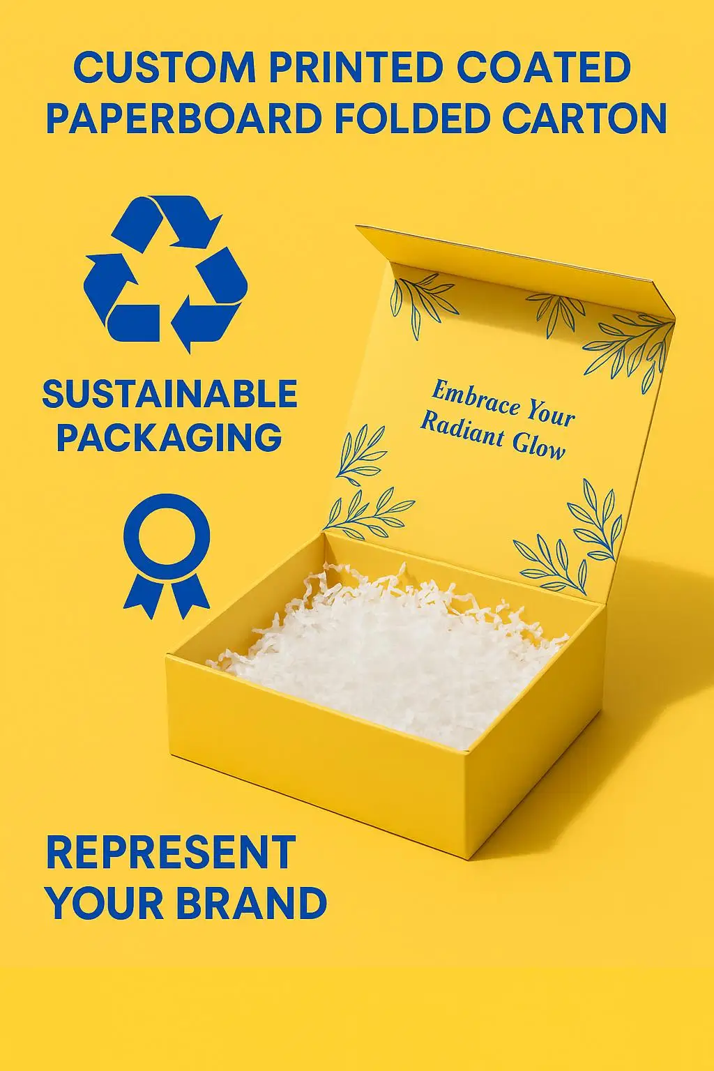 Eco Friendly Recycled Art Paper Gift Box for Beauty Product Skincare Packaging Carton - detail 8