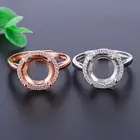 Ring Setting Blanks Round Ring Base Sterling Silver 925 Stamped Quality Cast Setting Blanks