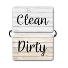 Magnet High Quality Cheap Price Clean Dirty Dishwasher Double Sided Magnet Sign
