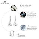 Rhinestone Earrings China Wholesale Fashion Silver And Rhinestone Dangle Earrings With White And Blue Zircon