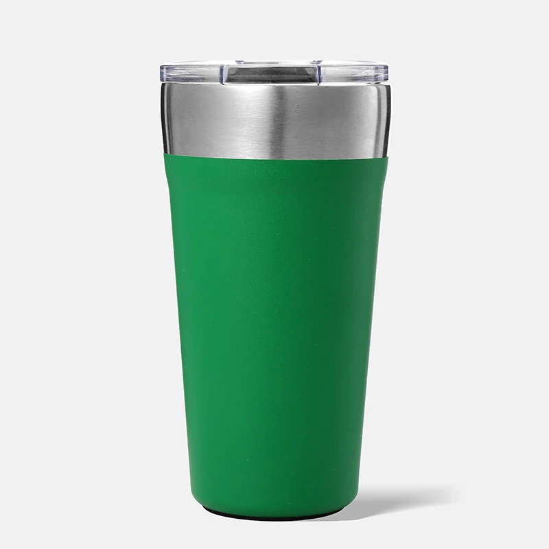 20oz Double Wall Vacuum Insulated Stainless Steel Camping Tumbler Coffee Cup Car Mug With Dual-use Lid