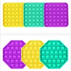 Set Factory Direct Sale Kids Silicone 24pack Push Bubble Anti Stress Dimple Set Bundle Sensory Fidget Toys