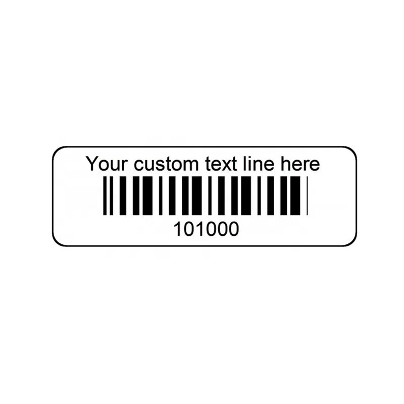 Custom Serial Bar Codes Sequential Consecutive Numbers Labels Sticker 1000 Roll 