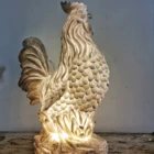 Animal Garden Decoration XUBANG Outdoor Realistic Cock Life-size Animal Sculpture Garden Decorations