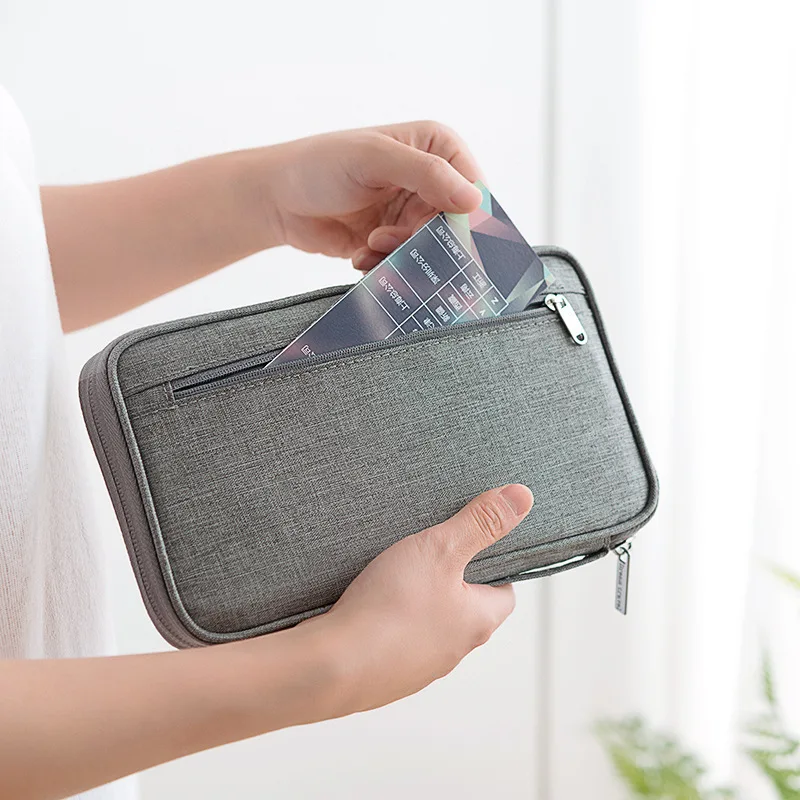 Bolsa De Viaje Multifuncional Para Pasaporte,Portatarjetas Impermeable Y A  Prueba De Polvo,Funda Portátil Para Documentos De Viaje - Buy Bolsa Para  Cosméticos,Organizar La Bolsa De Almacenamiento Product on Alibaba.com