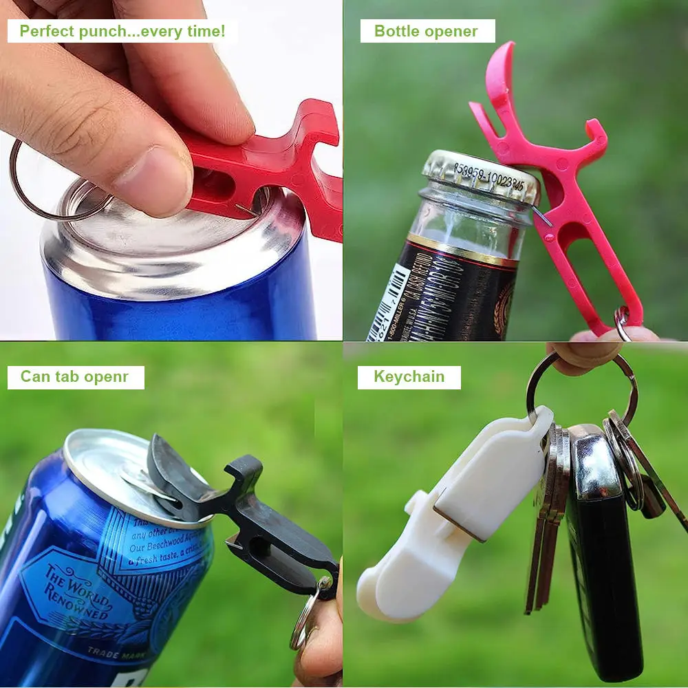 Plastic Key Chain Bottle Opener Party Favors Gift Keychain Beer Shotgun Tool for Drinking Accessories 4 in 1 Cheap Gua BW2018