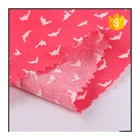 100% Custom Latest Promotion Price 120GSM Comfortable Garment Woven 100% Viscose Rayon Fabric Printed For Dress