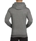 100% Custom Design Logo High Quality Fashion 100% Cotton Men's Solid Color Slim Fit Sport Hoodie