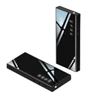 Power 10000 MAh Large-capacity Charging Treasure Mirror Digital Display Fast Charging Mobile Power Supply