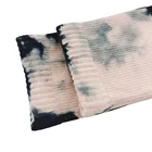 Tie Dye Unisex Eco Friendly Long Terry Custom Crew Socks Tie Dye