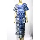 Skirt Blue China Golden Supplier Ladies Casual Everyday Full Skirt Blue Polka Dot Dress