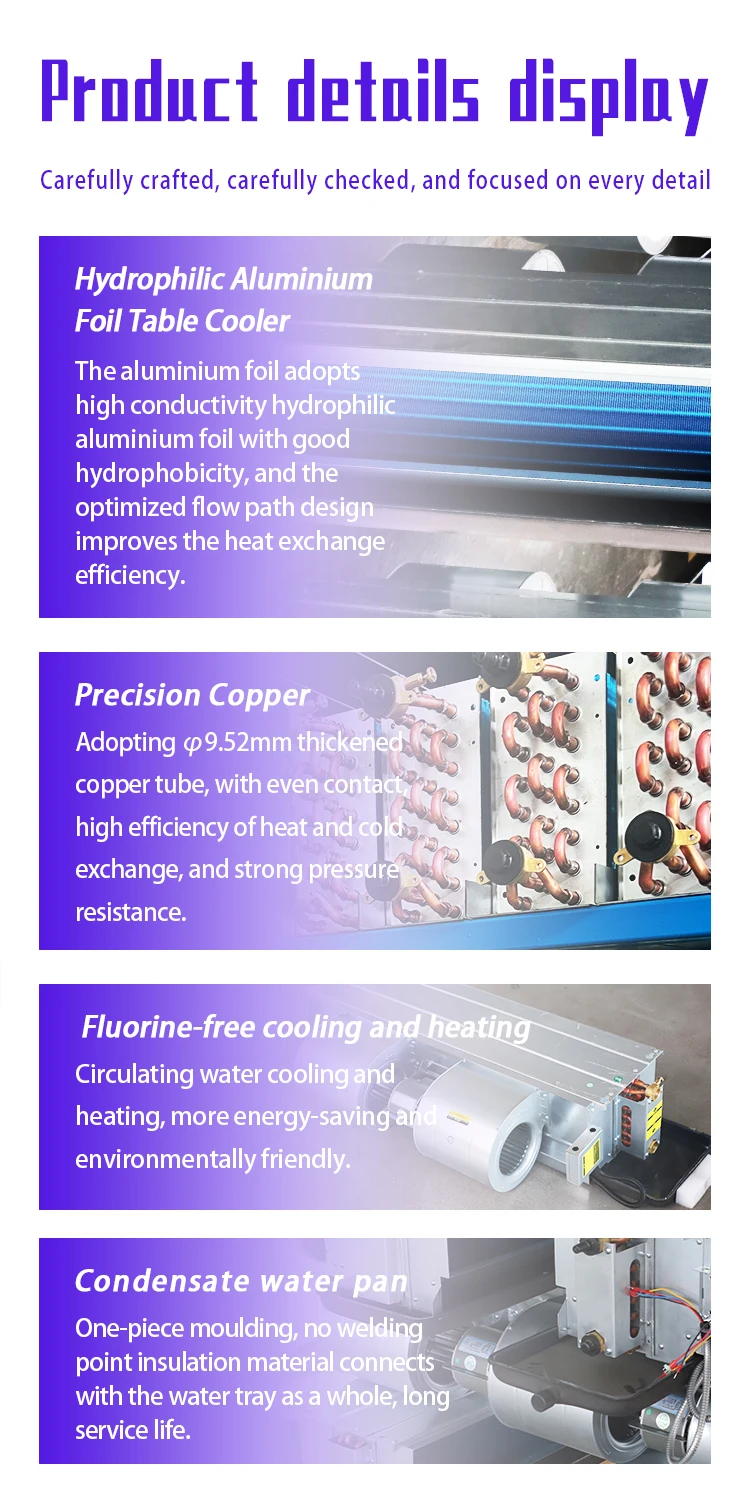 Fan Coil Unit, Wall, Ceiling, HVAC - detail 16