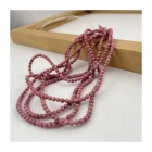 Bead Wholesale High Quality Rhodonite Round Bead Charm Bracelet Rhodonite