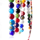 Millefiori Bead Wholesale Crystal Lampwork Millefiori Lampwork Glass Bead Spacer Bead For Jewelry Making