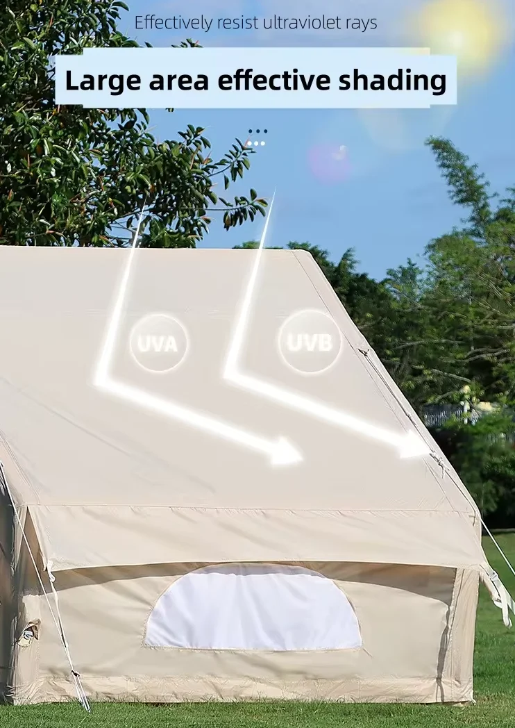 All-Season Outdoor Inflatable Tent Oxford Fabric Rainproof Universal Camping Tent details