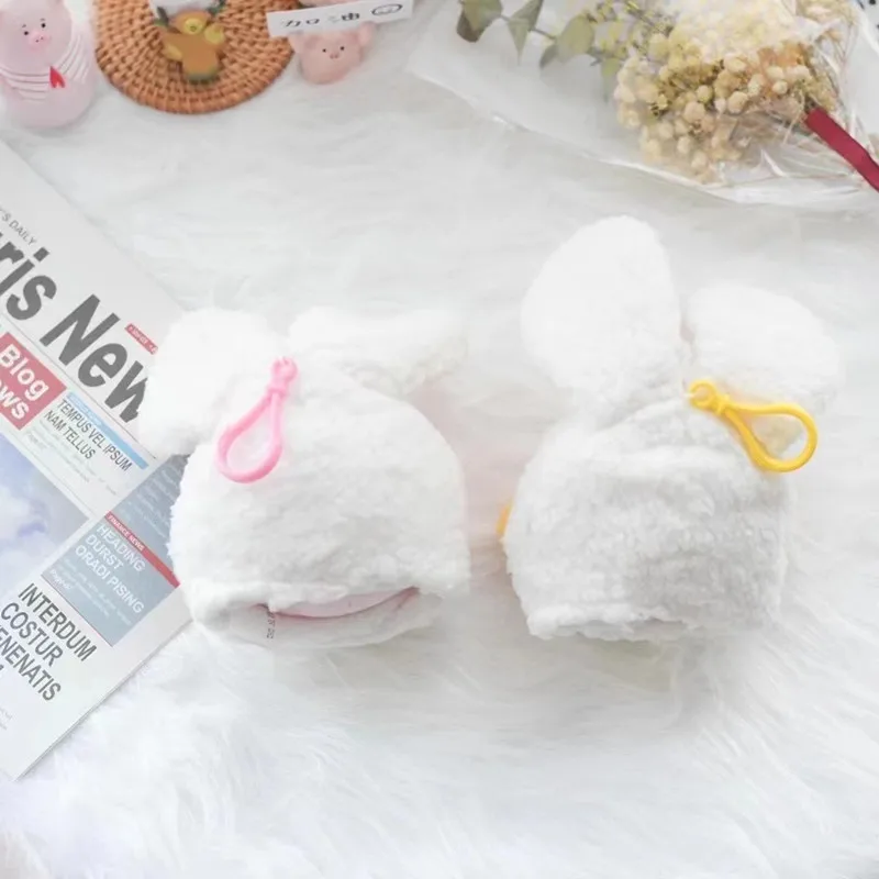 Cute Star Kappi Plush Pendant Rabbit Ears Kappi Bag Charm Cute Plush Keychain Doll Star Kirby Stuffed Animal Birthday Gifts