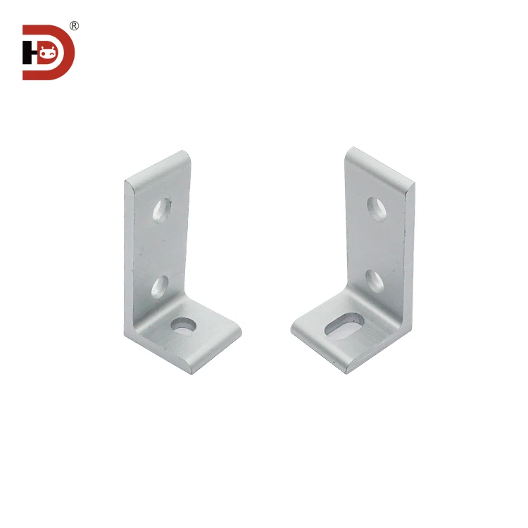 Aluminum Profiles 20/30/40 Connectors, Right Angle Fixing Components, Asymmetric Extrusion Corner Code Corner Components manufacture