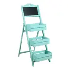 Wooden Planter Rustic Wooden Planter Stand Multilayer Shelving Creative Clothing Shop Cafe Decor