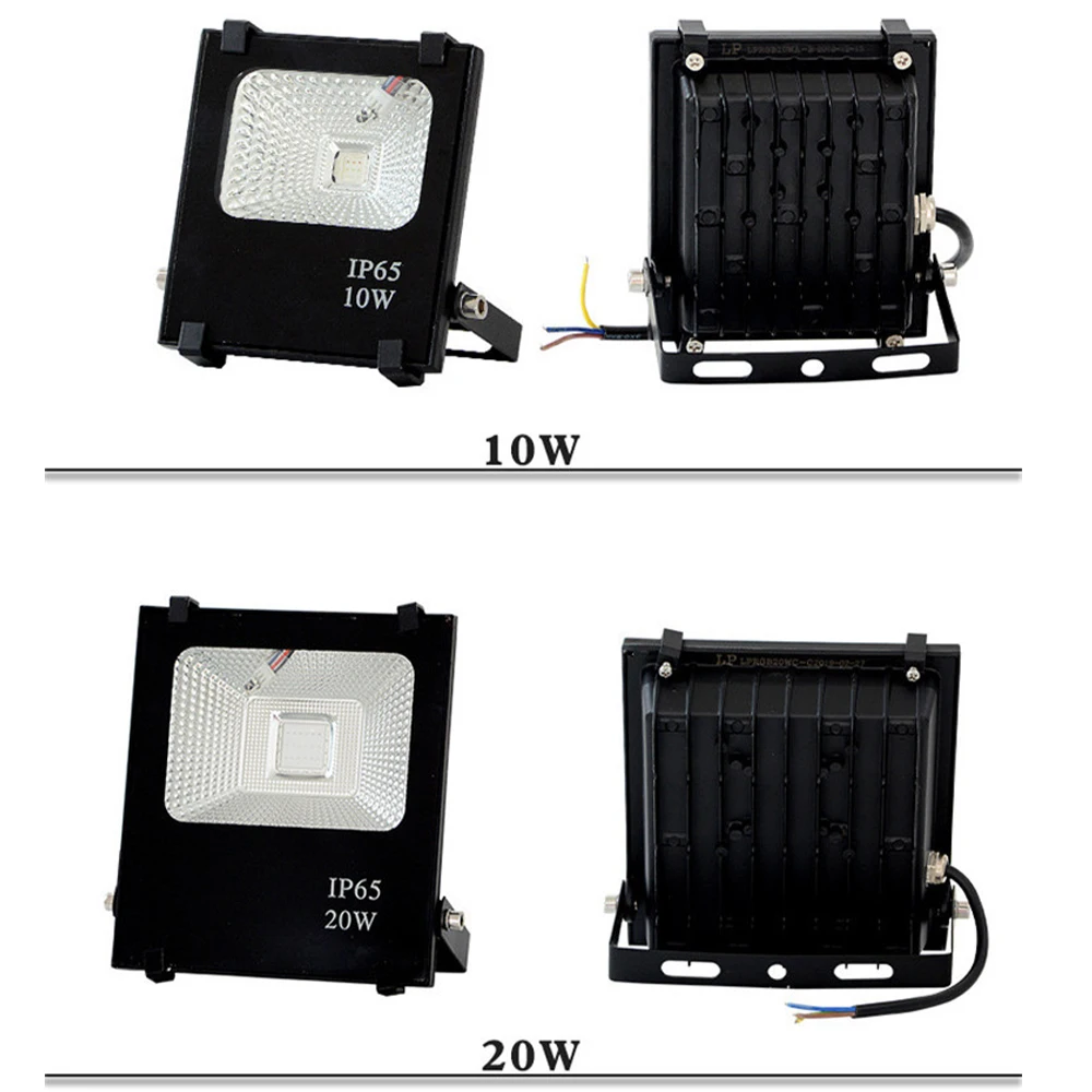 RGB Outdoor Waterproof LED Floodlight for Park Landscape Lighting Color-Changing with Remote Control Spotlights for Trees