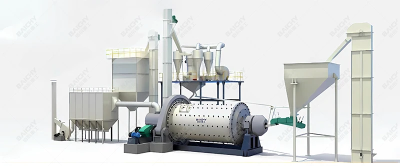 Energy Saving Industrial Calcium Carbonate Ball Mill Plant Cement Ball Grinding Equipment Limestone Grinder Machine Ball Mill
