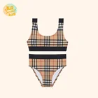 Summer Sleeveless Designer Swimsuits Famous Brands Swimming Suit Kids 2 Pcs Swimwear Swimsuit