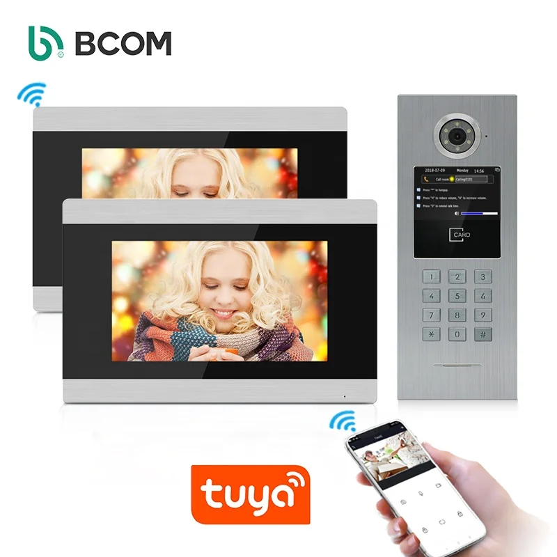 multi apartment video door phone price