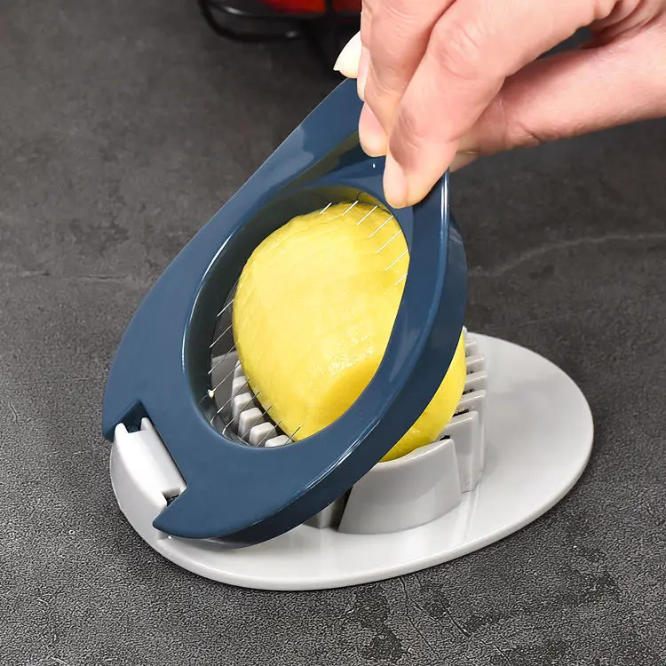 CHUJU Multi-function Two Version Stainless Steel Egg Cutter For Egg Slicer Cut Into Flowers Versatile Kitchen Helper