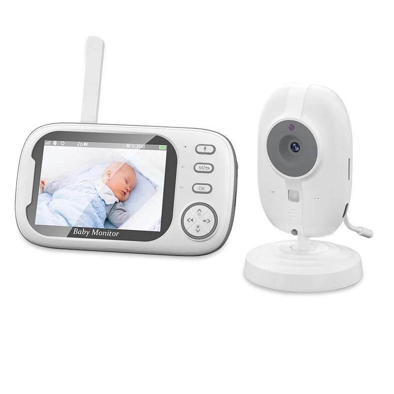 VB603 720P HD 3.5Inch Screen Temperature Cry Sound Detection Two Way Talk Audio Video 2.4G wireless Camera Baby Monitor