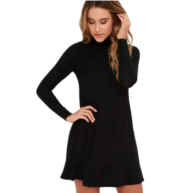 simple sexy black dress