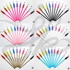 Makeup Lipstick Brush Hollow Portable Spoolie Lashbrush Plastic Tubes Daimond Eyelash Eye Lash Makeup Tool
