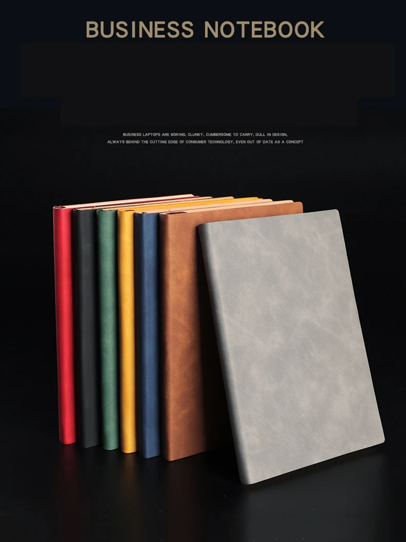 Custom logo pu leather note book planner journal diary black notebook soft cover printed logo a5 a6 b5 diary note book Custom logo pu leather note book planner journal diary black notebook soft cover printed logo a5 a6 b5 diary note book