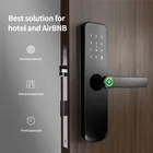 Lock YOUHE Tuya Smart Hotel Security Door Lock WIFI Biometric Fingerprint Digital Door Lock