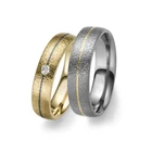 Engagement Tantalum Ring Luxury Diamond Engagement Ring Set Tantalum Wedding Band Ring For Men Women