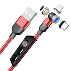 Charger Magnetic Micro USB Type C Cable For IPhone Xiaomi Mobile Phone Fast Charging USB Cable Magnetic Charger Wire Cord