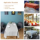 240gsm 140*240cm Beige Grey Exquisite Structure Rectangular Modern Wholesale Price Tablecloths And T