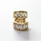 Unique Earrings Factory Customized Hot Sale Unique Big Earrings Gold-plated Earrings Ladies Hoop Earrings