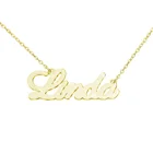 Color Necklace Fashion Gold Color Stainless Steel Necklace Custom Women Pendant Chain Necklace