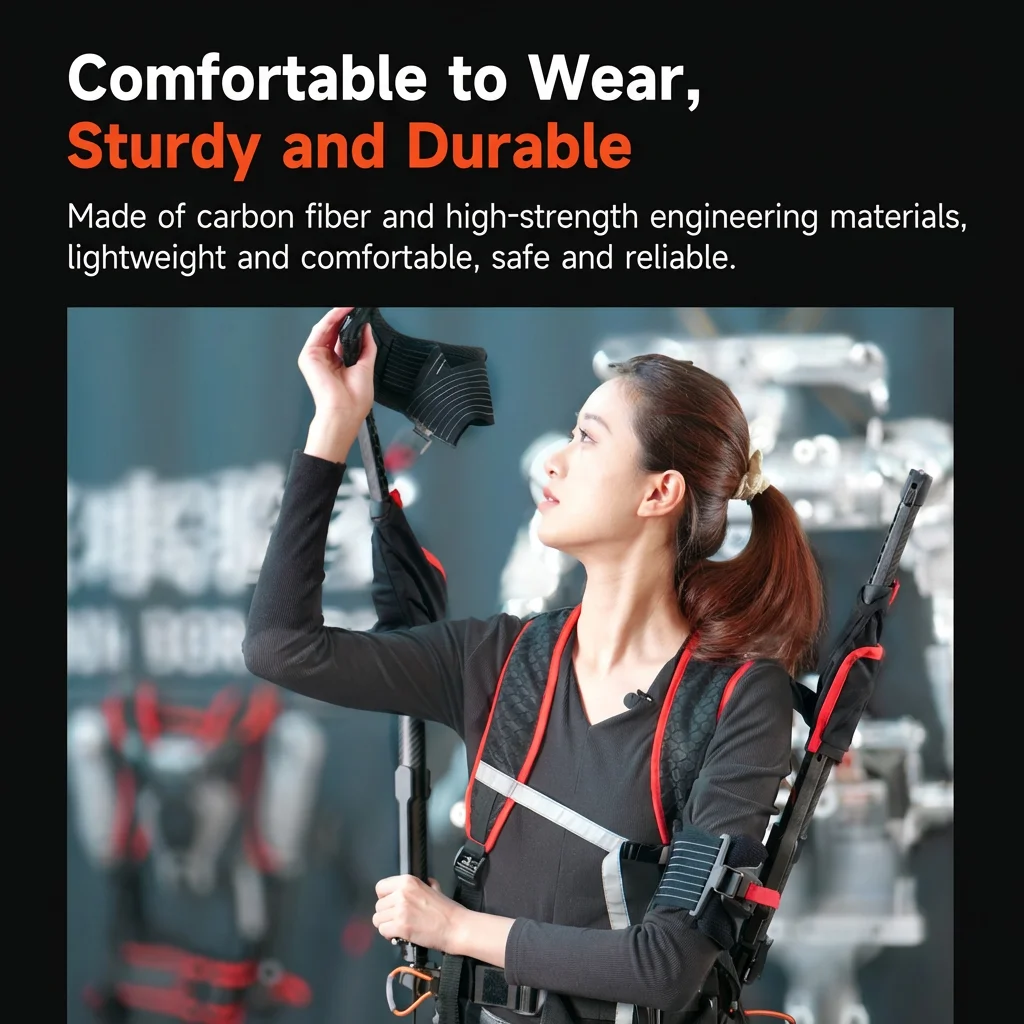Passive Industrial Upper Limb Exoskeleton, No-Charge Arm Support for ...