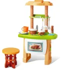 Toy Toys China Kids Pretending Toy Fruit And Vegetables Suitcase Kids Toys Kitchen Set Cook Pretend Play