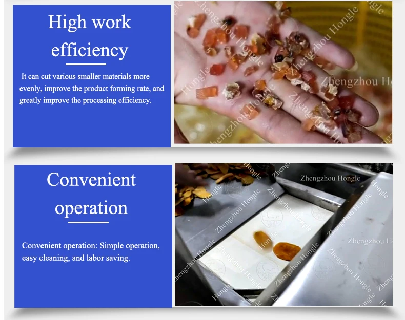 Commercial Vegetable Dicer Cutting Dicing Machine Candied Dry Fruit & Preserved Fruit Cube Chopper Core Motor Component manufacture