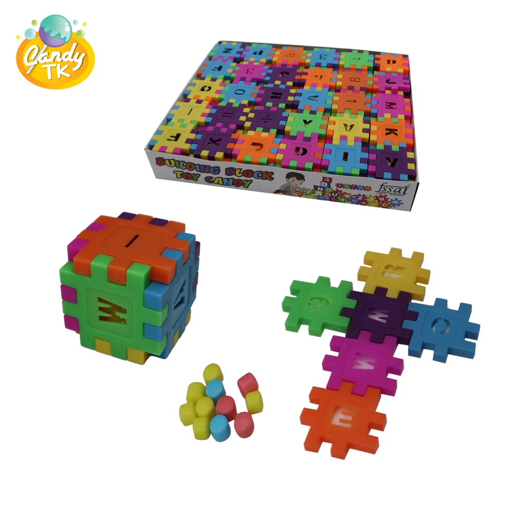 magic cube block toy candy