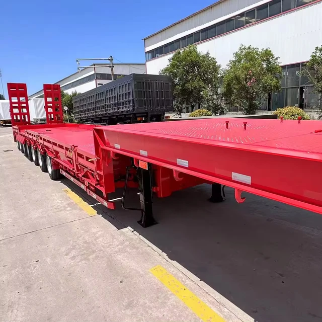 Wholesale of low flatbed semi-trailers for sale in China