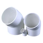 Schedule 40 Fittings 1/2"-4'' Upvc Pipe Schedule 40 Pvc 90 Degree Elbow Socket Pvc Plastic Fittings