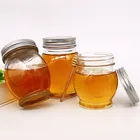 Container Pot Glass Jar Container Storage Container Food Packaging Glass Jar Clear Glass Honey Pot Jars