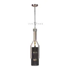 Black Pearl Pendants Hot Black Pearl Noble Copper Round Hotel Luxurious Single Pendants For Bar Counter